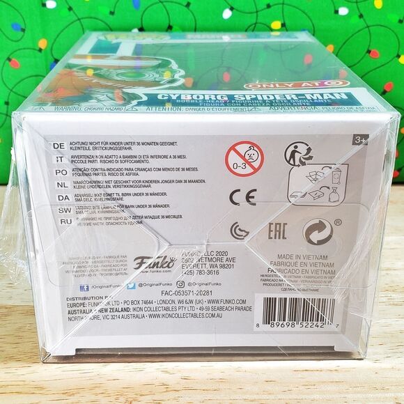 Funko PoP Marvel Cyborg Spider-Man #723 Target Only Exclusive + Protector NIB - Picture 7 of 10